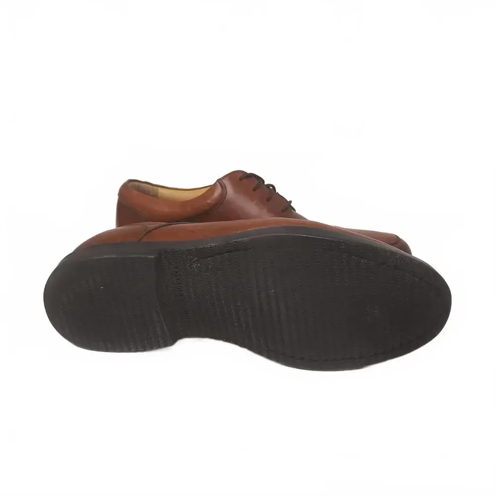Tauer &‎ Johnson Men's Brown Leather Derby Shoes Size 10